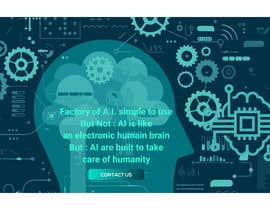 #29 cho Web banner full screen about Artificial Intelligence bởi OKPdesigner