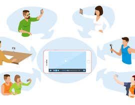 #37 for Create animated gif illustrating concept of collaborative video by wildansyahsn