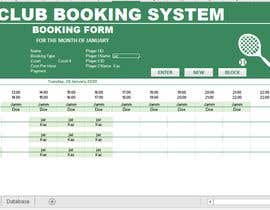 #6 for Design simple tennis club booking system on Microsoft excel template by imfarrukh47