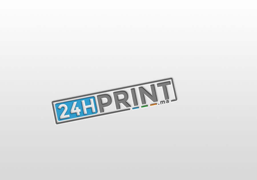Participación en el concurso Nro.17 para                                                 Logo design for www.24hprint.ma
                                            