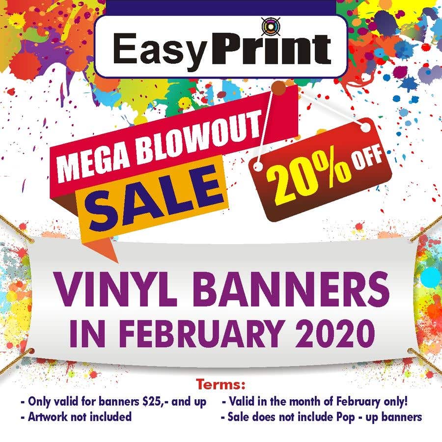 Participación en el concurso Nro.2 para                                                 Mega Blowout Sale Sign - Vinyl Banners
                                            