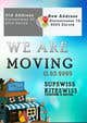 Contest Entry #71 thumbnail for                                                     Flyer "We are moving"
                                                