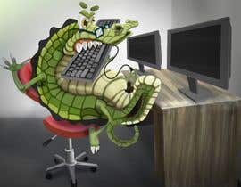 Nro 27 kilpailuun Cartoon Alligator käyttäjältä Crispym