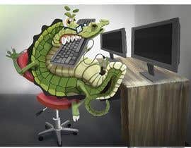 Nro 28 kilpailuun Cartoon Alligator käyttäjältä Crispym