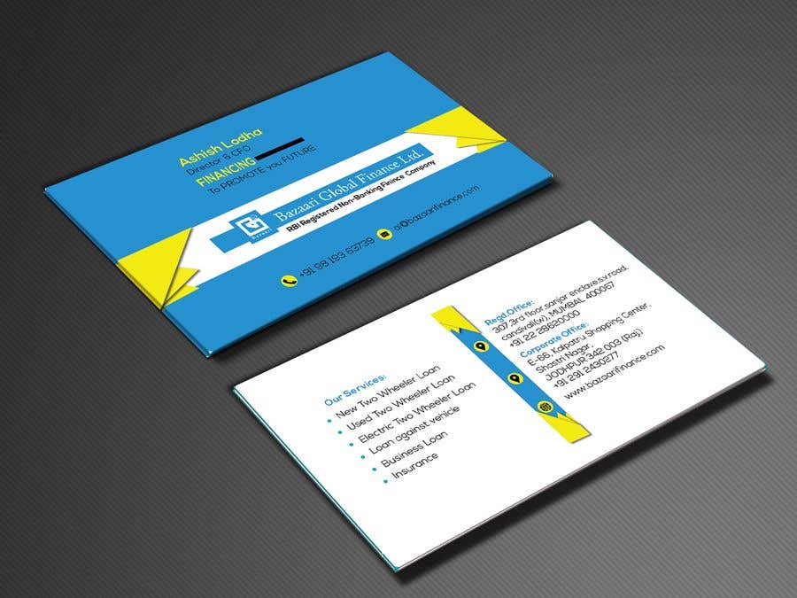 Contest Entry #142 for                                                 Redesign of Business Card - Finance Company
                                            