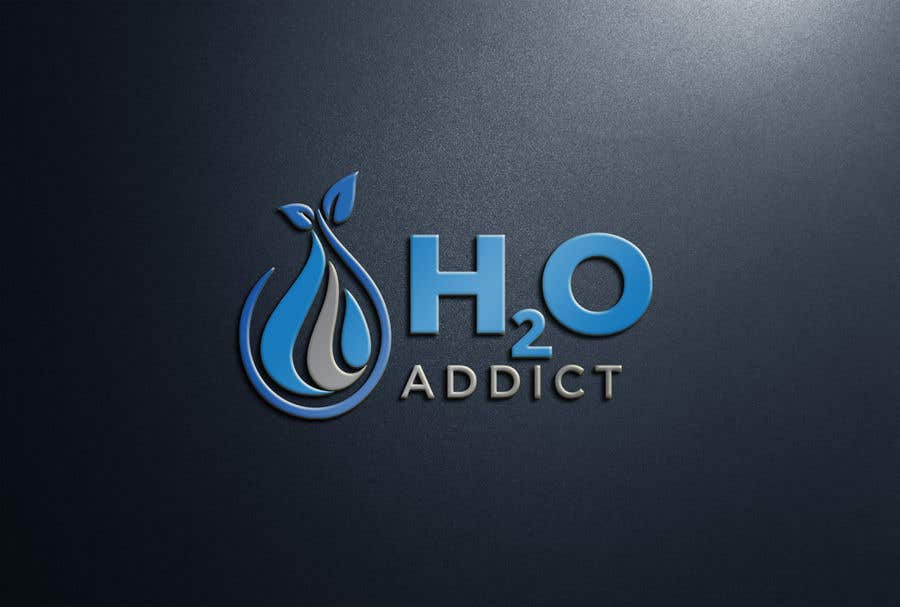 Penyertaan Peraduan #182 untuk                                                 H20 Addict Logo
                                            