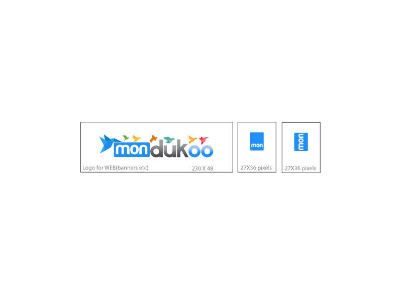 Kilpailutyö #16 kilpailussa                                                 mondukoo, create a logotype for my personnal website and an icon
                                            