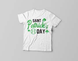 #23 para T-Shirt Design: Baseball Saint Patrick&#039;s Day Design de rayhanb551