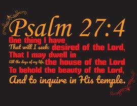 #27 για Make a bible verse t-shirt design από rahmanmotiur093