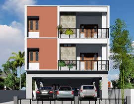 #18 para Apartment Front Elevation (Only Front) por selvabai1