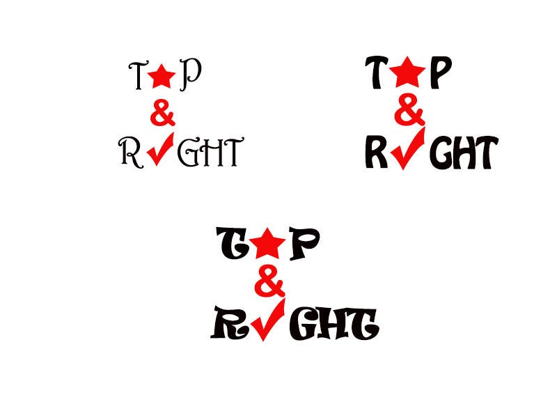 Penyertaan Peraduan #65 untuk                                                 Design a Logo for "Top & Right"
                                            