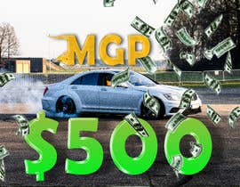 #40 for Download this https://we.tl/t-ornOPQm08w and edit it. Add the Text: MGP + $500. The word MGP should be placed on the roof in 3D and the Word $500 half tilted based on the car in 3D.  It should look realistic. Finally size 3500 x 3500 pixel. Thank you by GDnirob