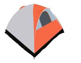 #2 para New color artwork for Tent and Sleeping bag launch 2020 de maheladesign