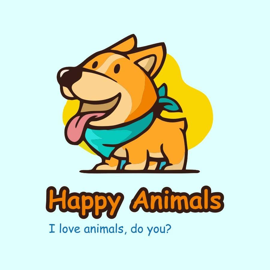 Entry #643 by chavdarahul1994 for Logo Design - Happy Animals | Freelancer