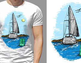 #143 for Sailing Away Social Isolation T-Shirt Design by johnian123
