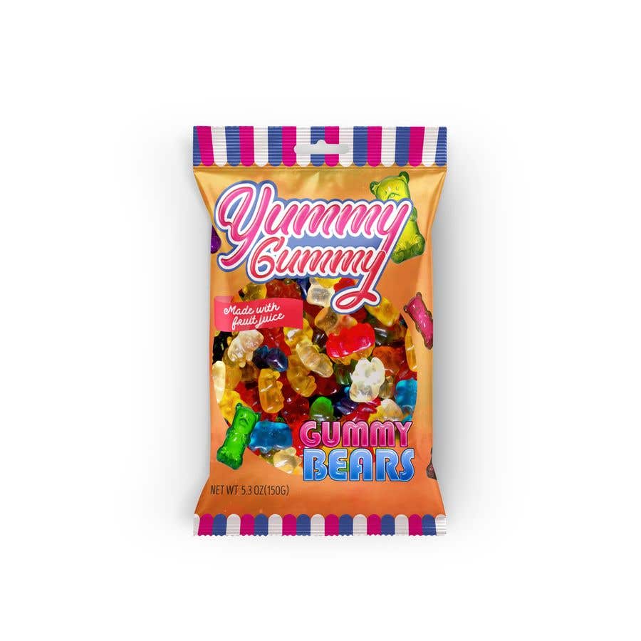 Bài tham dự cuộc thi #94 cho                                                 Create a design for the packaging - Gummy Bear Candy package design
                                            