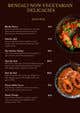 Contest Entry #15 thumbnail for                                                     Design a printable restaurant menu for dine-in and takeaway
                                                