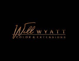 DonnaMoawad님에 의한 I need a logo that says classy and modern with an attitude for a hair salon. NAME IS : will Wyatt.       Color &amp; Extensions - 27/03/2020 17:28 EDT을(를) 위한 #111