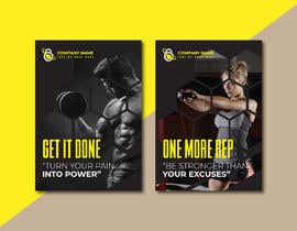 #48 for 2 poster designs for gym by Mahbub357