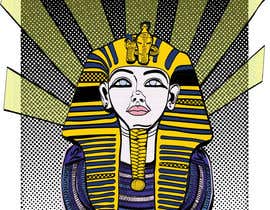 #77 ， Illustrate A Pharaoh And Text. 来自 elikatowhidkhah