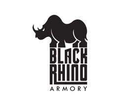 #26 dla Need logo for new company Black Rhino Armory przez cyberlenstudio