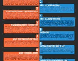 nº 7 pour Design An Infographic of  a list of 11 Things based on a blogpost par akram1293 