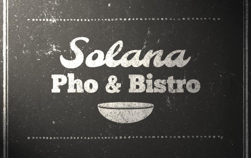 Tävlingsbidrag #3 för                                                 Design a Logo for Solana Pho & Bistro
                                            