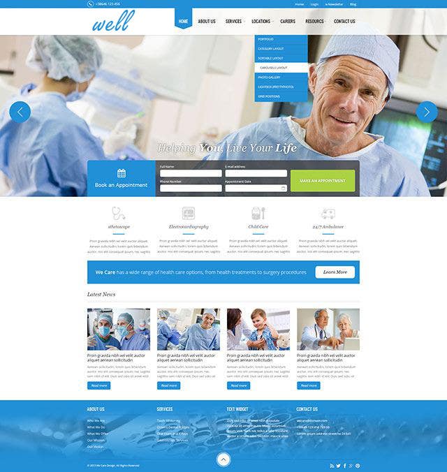 Contest Entry #11 for                                                 Design a Website Mockup for an Online Medical Resource
                                            