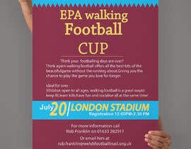 nº 26 pour Design a poster for walking football par laiburrahman 
