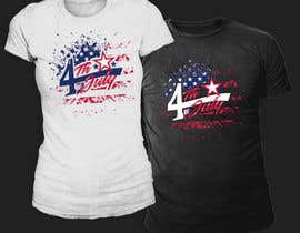 #127 ， Need a printable vector t-shirt design for 4th of July holiday 来自 mdyounus19