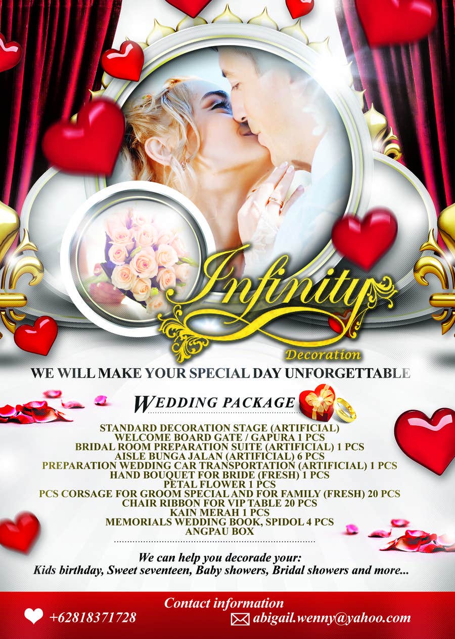 Contest Entry #3 for                                                 Design a Flyer for Wedding and Party consultants
                                            