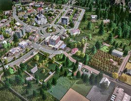 reyesonline tarafından Digital map of an imaginary town and surrounding countryside - for a visual novel/game için no 33