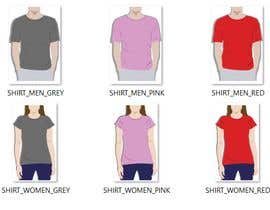#2 for Create a T-shirt Vector File for (Male+Female) in multiple colors by Minpher