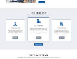 #11 untuk Accountant Website - Homepage Design Mockup - Desktop Only oleh saidesigner87