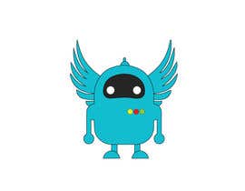 #33 for Design a Circle robot Character with wings for Children by AshfaqHassan