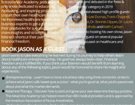 #6 za One Sheeter for Podcast Guest Booking - Jason Duprat - Healthcare Entrepreneur Academy od kkoko97