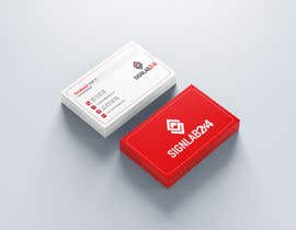 #354 ， Business card design for sign shop 来自 shamim395