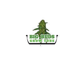 #313 for Design a cool , catchy,  logo for out grow tubs that grows BIG BUDS. Eye catching logo by DelwarSujon