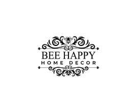 #91 dla Company Name:  Bee Happy Home
 
Description: Home Décor sales.
 
Items sold:  Home furnishings, décor, accessories, gifts and more
 
Would like a logo that would be more of an antique design with a bee and shaped round. przez Rakibul0696