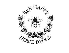 #87 per Company Name:  Bee Happy Home
 
Description: Home Décor sales.
 
Items sold:  Home furnishings, décor, accessories, gifts and more
 
Would like a logo that would be more of an antique design with a bee and shaped round. da joanarbailey