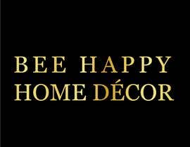 #126 dla Company Name:  Bee Happy Home
 
Description: Home Décor sales.
 
Items sold:  Home furnishings, décor, accessories, gifts and more
 
Would like a logo that would be more of an antique design with a bee and shaped round. przez joanarbailey