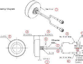 #13 cho Modify drawing of antenna:  Draw an expansion of a &quot;screw mount:&quot; Draw the threads bởi Mashoodahmed000