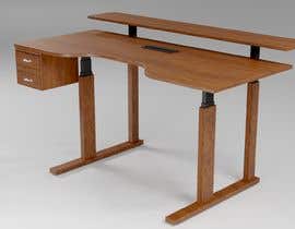 nº 26 pour 3D model of desk furniture par Thr33Dee 