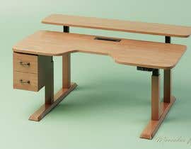 nº 67 pour 3D model of desk furniture par mercedeskeogan 