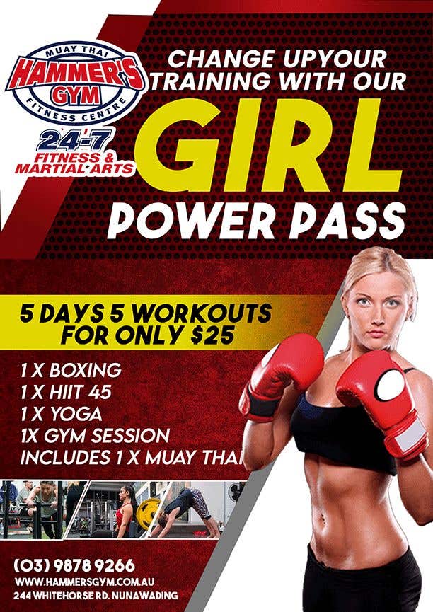 Kilpailutyö #33 kilpailussa                                                 Girl Power pass flyer
                                            