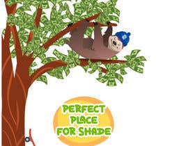 #12 per Design for a T-Shirt/Hoodie (sleeping sloth in a money tree) da BG72