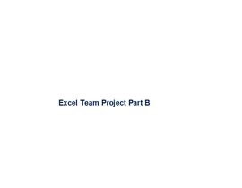 Nro 5 kilpailuun Excel Project Part B käyttäjältä dataentry1075