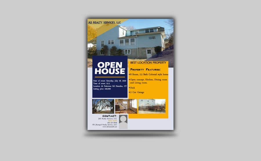 Kilpailutyö #49 kilpailussa                                                 Open House Real Estate Flyer
                                            