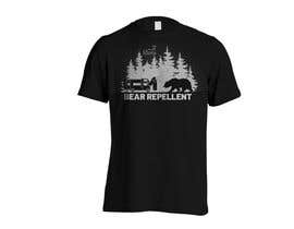 #37 for Bear Repellent T-Shirt Design av Moutaqii