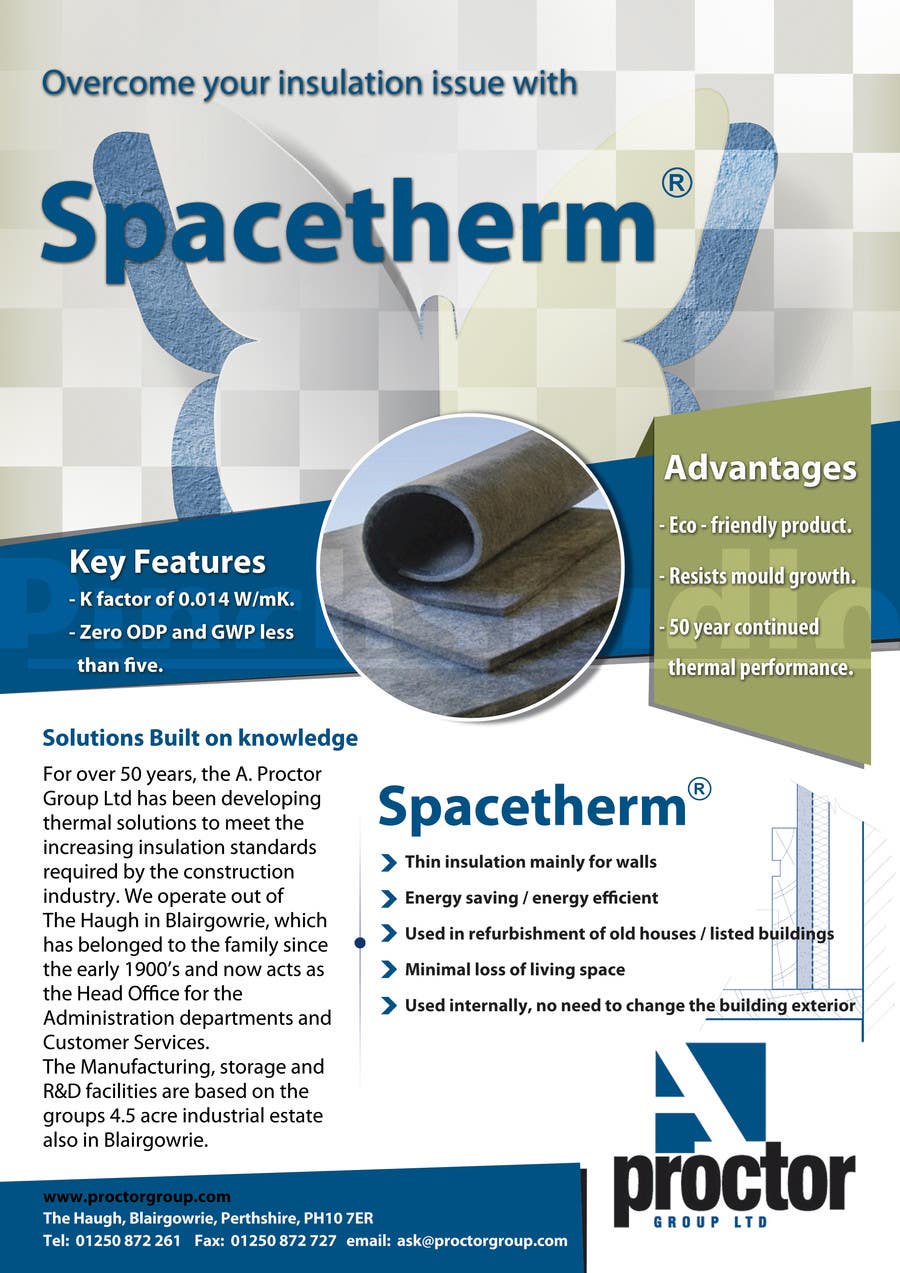 Proposition n°81 du concours                                                 Advertisement Design for Spacetherm (Construction)
                                            